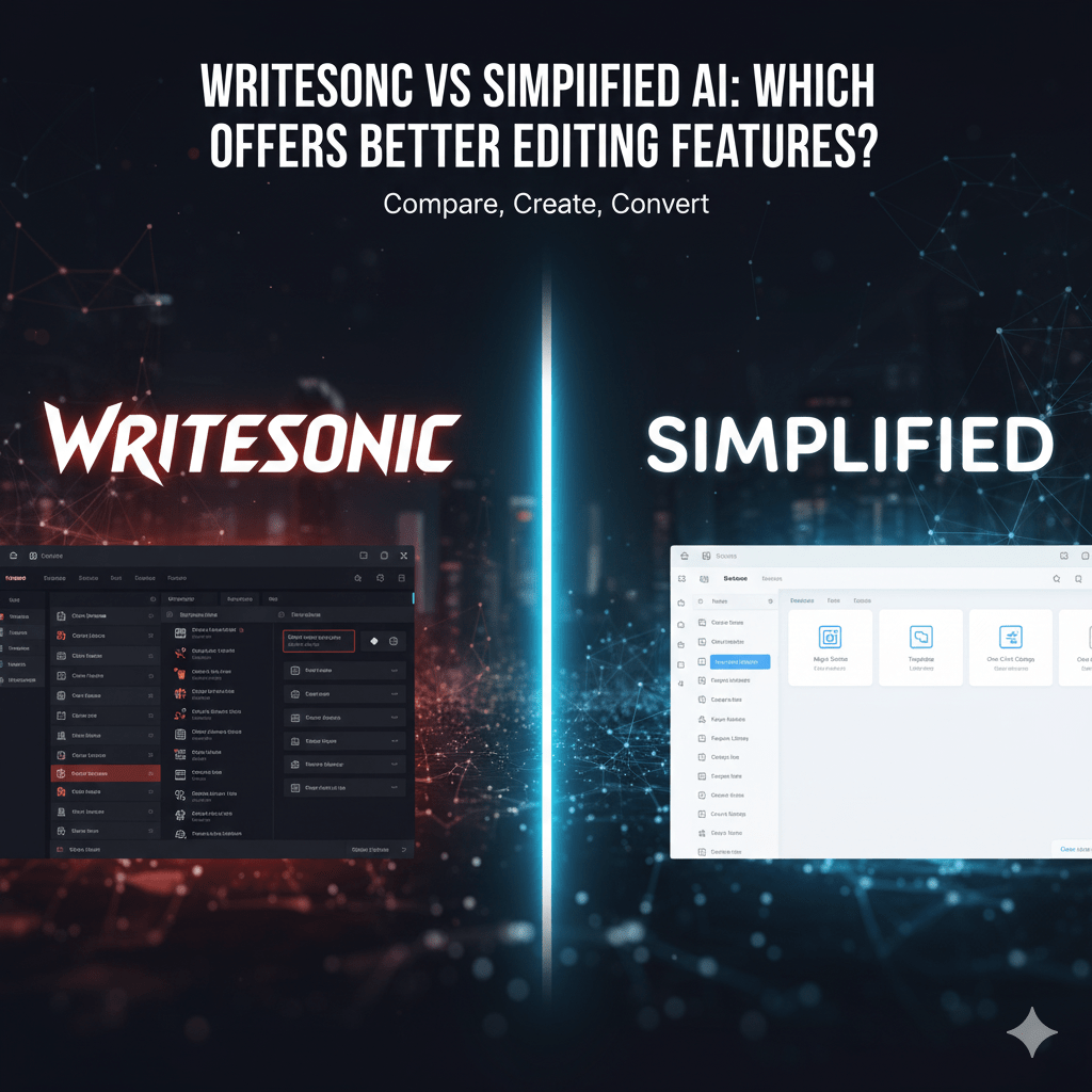Writesonic vs Simplified AI: Which Offers Better Editing Features?