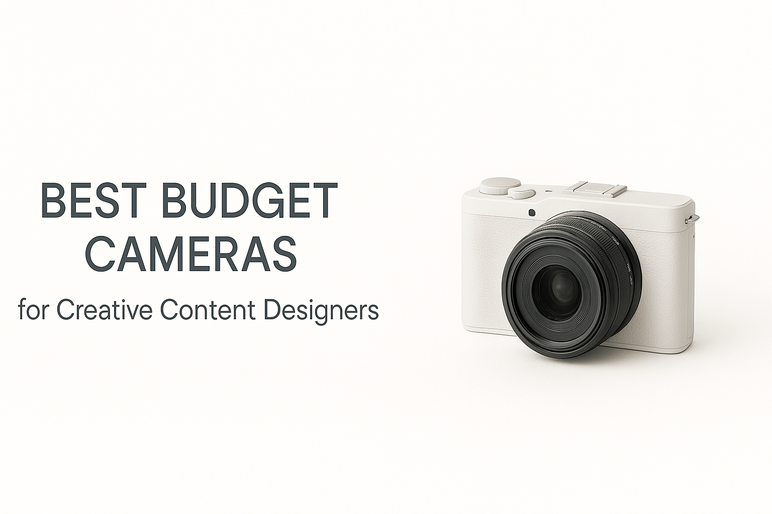 Best Budget Cameras for Creative Content Designers