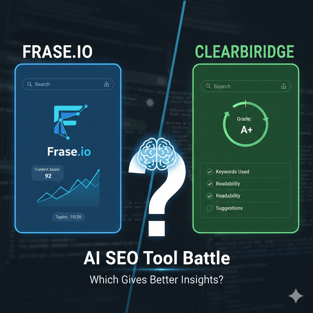 Frase.io vs Clearscope: Which AI SEO Tool Gives Better Insights?