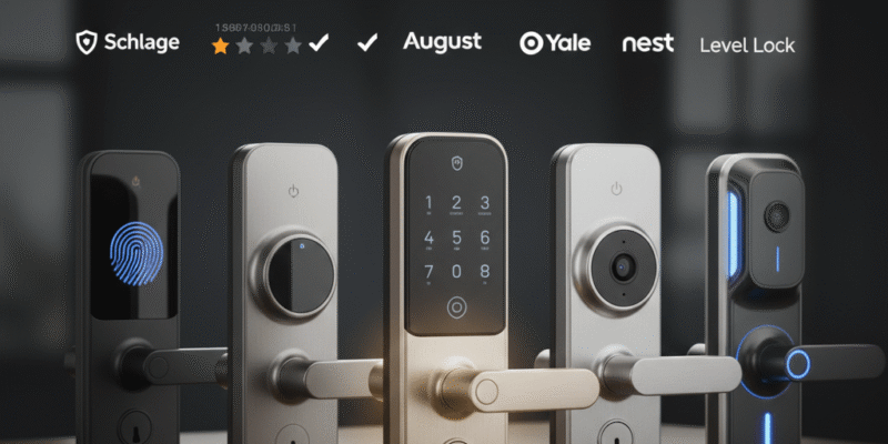I reviewed the safest smart door lock after testing five major brands