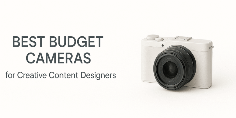 Best Budget Cameras for Creative Content Designers