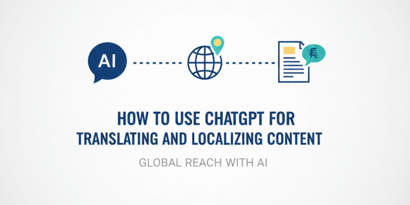 How to Use ChatGPT for Translating and Localizing Content