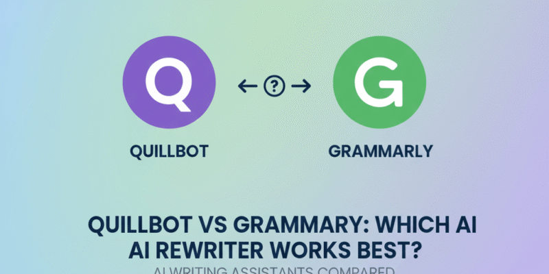 Quillbot vs Grammarly: Which AI Rewriter Works Best?